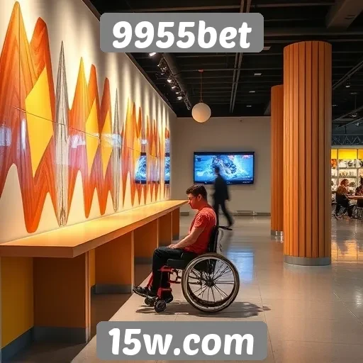 Acessibilidade e design do site 9955bet